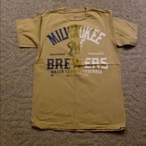 MILWAUKEE Brewers Gold Shirt
